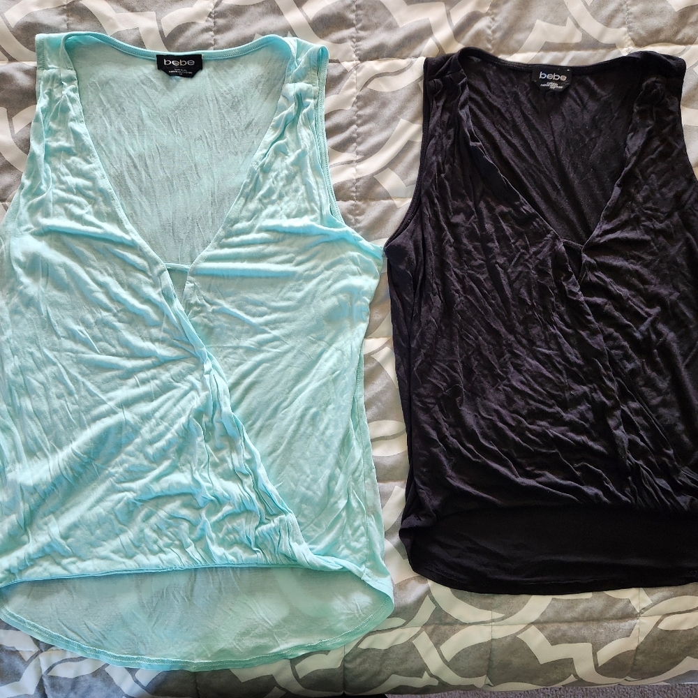 2 Bebe tanks (size small and extra small).